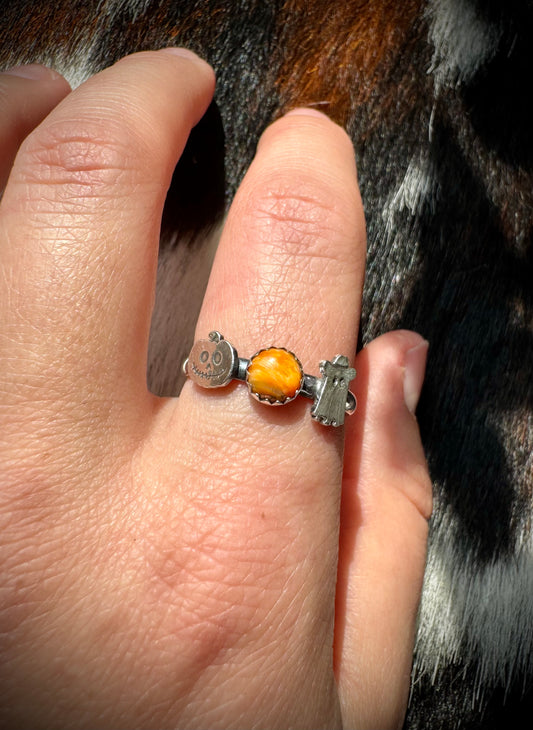 Spiny Oyster Halloween Ring - Size 10