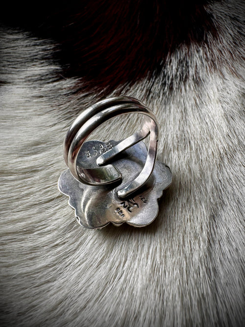 Forget-Me-Not Cluster Ring