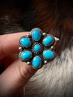 Forget-Me-Not Cluster Ring