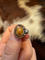 Copper Hat Pin with silver embelishments