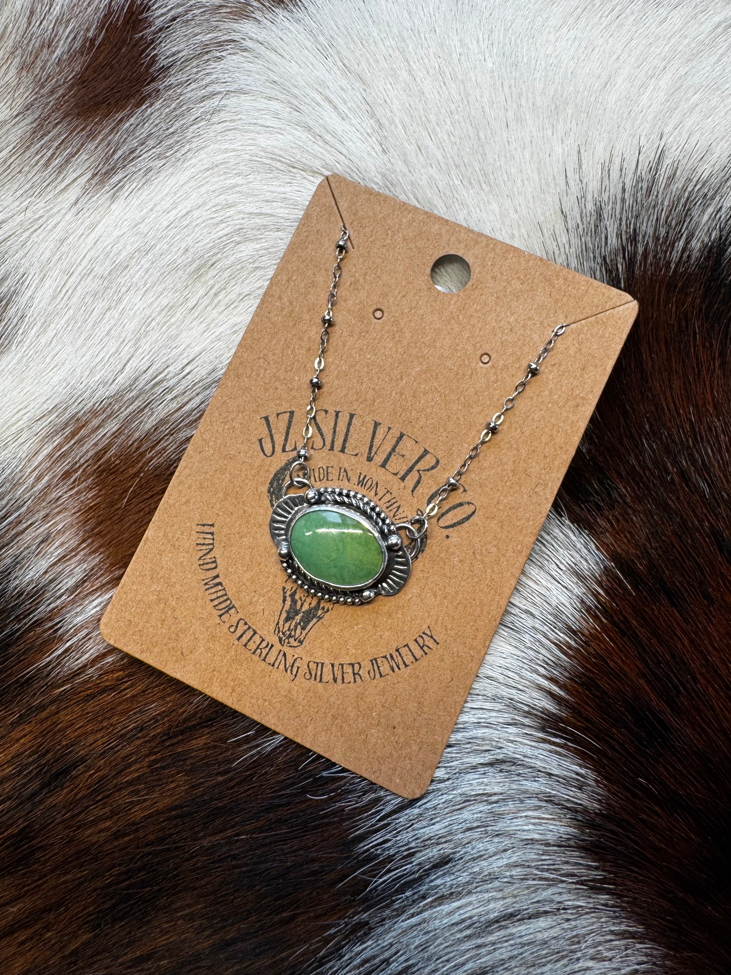 Green Elisa Turquoise Necklace