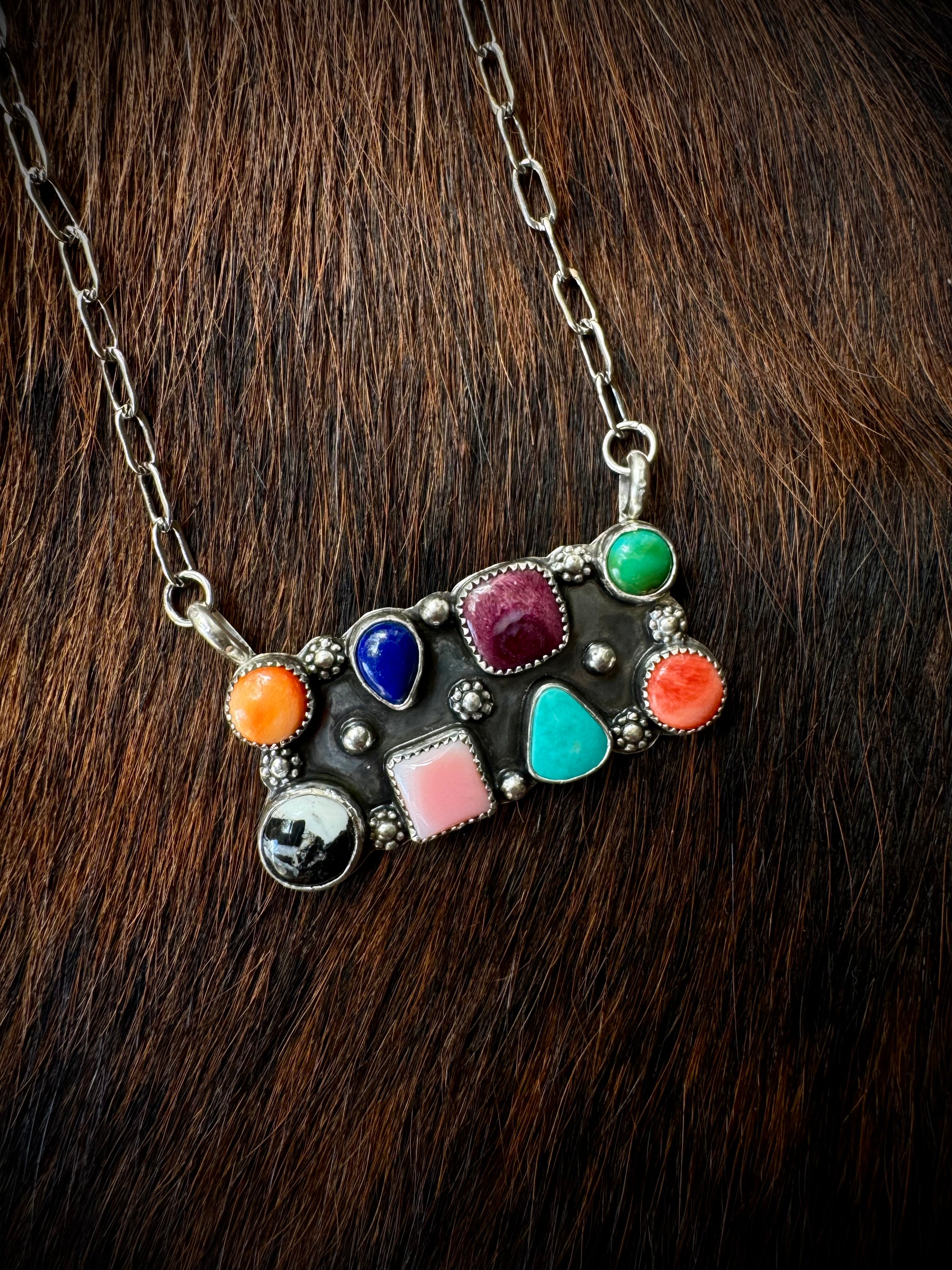 Multi Stone Necklace
